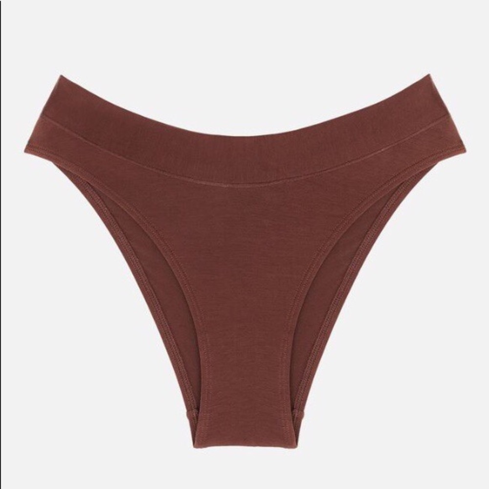cuup bikini cut underwear bottoms in espresso
